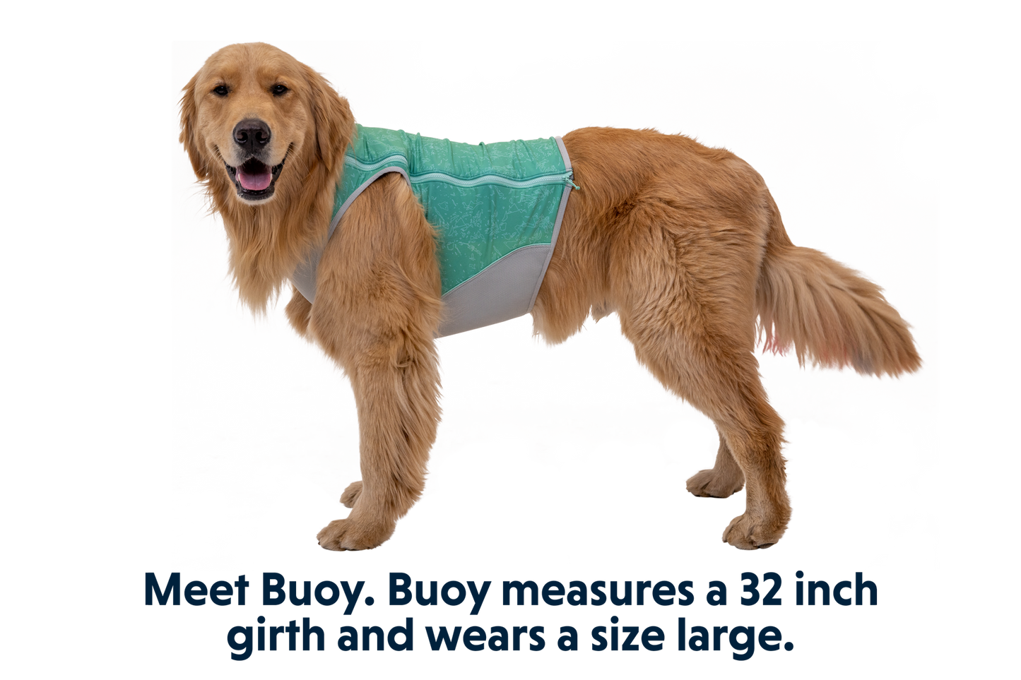 Ruffwear Swamp Cooler™ Zip Vest – Aurora Teal