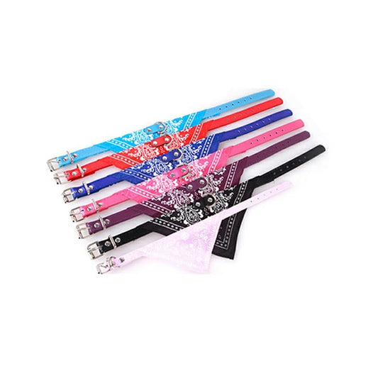 Chic Black Bandana Collar – Stylish & Lightweight Accessory for Small Dogs and Cats | Comfortable Everyday Wear