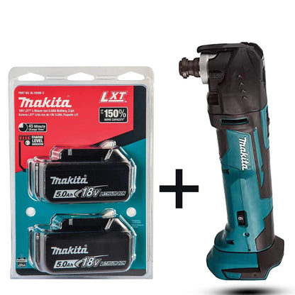 Makita 18V LXT DTM51Z Multi-Tool Kit – 2×5.0Ah Batteries